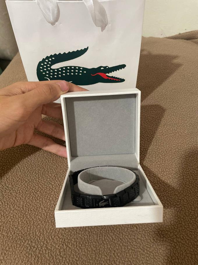 Bracelet lacoste noir